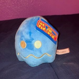 PAC man ghost stuffed animal